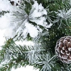 6ft Artificial Snow Flocked Xmas Garland With Pine Cones -Christmas Decoration Shop XS6418 1600 2 95077.1569485164.1100.1100 85fb59f6 78cb 4b63 881e 94845b6a13d0