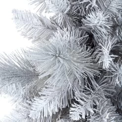 60cm Sparkling Silver Glitter Swag Christmas Decoration -Christmas Decoration Shop XS6431 1600 2 48680.1569486550.1100.1100