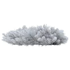 50cm Sparkling Silver Glitter Wreath Christmas Decoration -Christmas Decoration Shop XS6432 1600 3 24747.1569486461.1100.1100