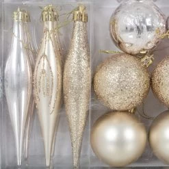 45pc Metallic Christmas Tree Decoration Set Mixed Baubles 17 45pc Metallic Christmas Tree Decoration Set Mixed Baubles -Christmas Decoration Shop XS6477 1600 4 33527.1569324603.1100.1100