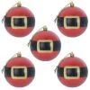 5pk Large Novelty Santa Belt Christmas Tree Baubles 10cm -Christmas Decoration Shop XS6480 1600 1 08969.1569324005.1100.1100