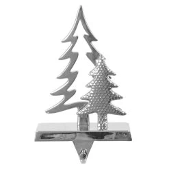 Silver Christmas Stocking Hanger Mantel Shelf Decoration -Christmas Decoration Shop XS6483 1600 1 84630.1567522914.1100.1100