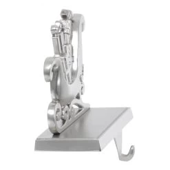 Silver Christmas Stocking Hanger Mantel Shelf Decoration -Christmas Decoration Shop XS6489 1600 2 15962.1567522968.1100.1100