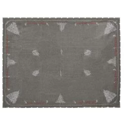 Christmas Tree Embroidered Tablecloths Napkins Fabric Dark Grey -Christmas Decoration Shop XS6564 top 1600 48513.1571051516.1100.1100