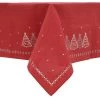 Christmas Tree Embroidered Tablecloths Napkins Fabric Red -Christmas Decoration Shop XS6568 corner 1600 81182.1570025704.1100.1100