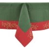 Christmas Holly Tablecloths Napkins Green Red Fabric Cover -Christmas Decoration Shop XS6596 corner 1600 35304.1570026238.1100.1100