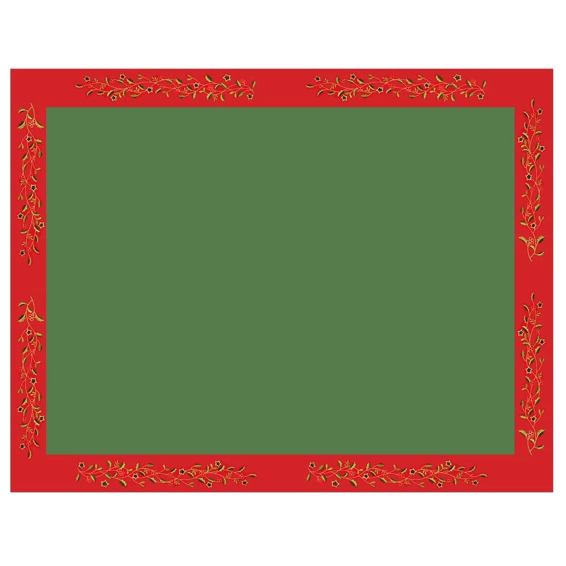 Christmas Holly Tablecloths Napkins Green Red Fabric Cover 6 Christmas Holly Tablecloths Napkins Green Red Fabric Cover - Image 4
