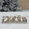 Wooden Candle Holder Christmas Decoration Silver Twigs 40cm -Christmas Decoration Shop XS6686 LS 3 opt