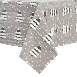 Christmas Tablecloth PVC Wipe Clean Xmas Table Cover -Christmas Decoration Shop XS7138 1 opt