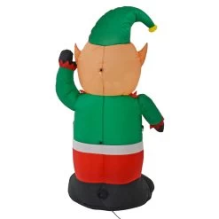 4ft Light Up Inflatable Elf Christmas Party Decoration -Christmas Decoration Shop XS7214 3 opt