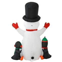 6ft Light Up Inflatable Snowman Penguins Snowflakes -Christmas Decoration Shop XS7216 3 opt