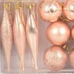45pc Metallic Christmas Tree Decoration Set Mixed Baubles 15 45pc Metallic Christmas Tree Decoration Set Mixed Baubles -Christmas Decoration Shop XS7256 2 opt