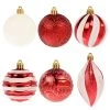 25pc Mixed Christmas Tree Baubles Set Decorations 6cm 2 25pc Mixed Christmas Tree Baubles Set Decorations 6cm -Christmas Decoration Shop XS7257 2 opt