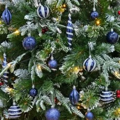 72pc Christmas Tree Baubles Set Mixed Design Decorations -Christmas Decoration Shop XS7260 2 opt