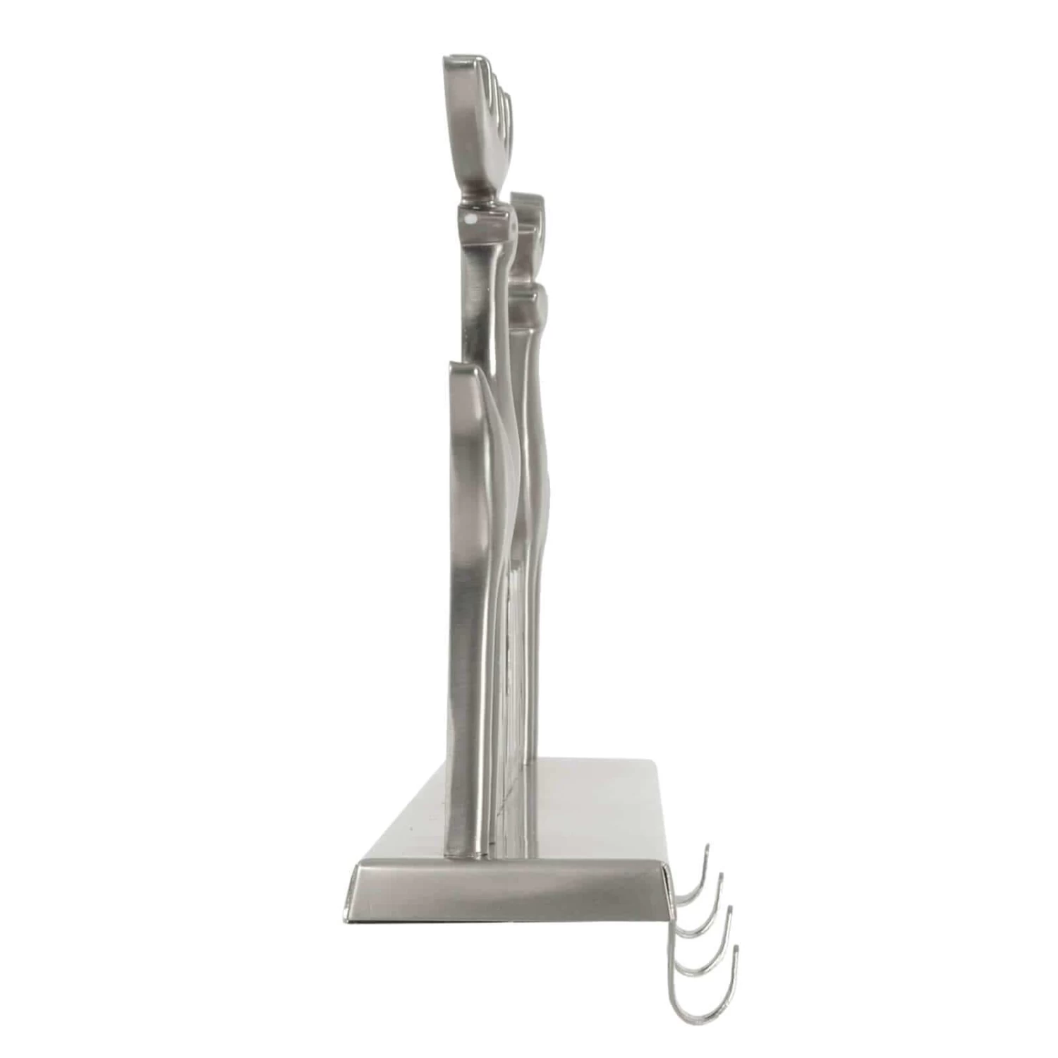 Silver Merry Christmas Stocking Hanger 4 Hooks Reindeer Decoration 6 Silver Merry Christmas Stocking Hanger 4 Hooks Reindeer Decoration - Image 4