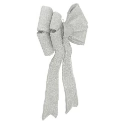 Light Up Christmas Door Bow Decoration Glitter 60cm -Christmas Decoration Shop XS7276 2 opt