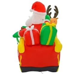 6ft LED Inflatable Santa Sleigh 2 Reindeer Christmas Decoration -Christmas Decoration Shop XS7391 3 opt