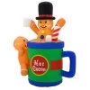 6ft Inflatable Gingerbread Man In Cup LED Christmas Decoration -Christmas Decoration Shop XS7392 1 opt
