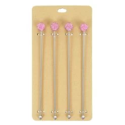 Set Of 4 Swizzle Sticks Cocktail Stirrers Stainless Steel -Christmas Decoration Shop a733b66c 50fa 43d6 824c 11298eaf0b9c