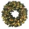 Christmas Wreath Pre-Lit Luxury Artificial Green Pine Tips -Christmas Decoration Shop e0a335c0 a4e5 4c9c a083 60a087afc91d