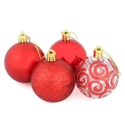 16 X 6cm Christmas Tree Baubles Swirl Matte Glitter Mirrored -Christmas Decoration Shop e3665a1b f55c 4803 91ca 1eb51081f551