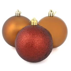 9 X 8cm Christmas Tree Baubles Matte Glitter Mirrored Styles -Christmas Decoration Shop f45f26f1 caad 4ecc b358 46fea4e6412c