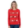Womens Novelty Sequin Gingerbread & Christmas Pudding Jumper -Christmas Decoration Shop f7f6a219 7bfc 42f3 a738 44a347c1407e