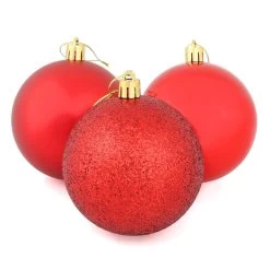 9 X 8cm Christmas Tree Baubles Matte Glitter Mirrored Styles -Christmas Decoration Shop fc41f00a 4b29 464c a66a fc54760cf9ad