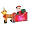 Santa Sleigh With Reindeer Inflatable Christmas Decoration -Christmas Decoration Shop xs4235 1600 1 01292.1496674191.1100.1100