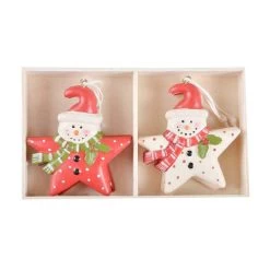 Set Of 6 Novelty Snowman Christmas Tree Decorations Boxed -Christmas Decoration Shop xs4516 1600 3 69040.1495620212.1100.1100