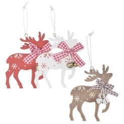 Set Of 6 Reindeer Christmas Tree Decorations Wooden Boxed -Christmas Decoration Shop xs4518 master 1600 1 93509.1499422439.1100.1100